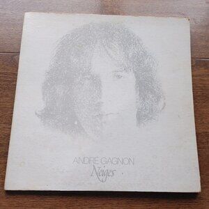 ANDRE GAGNON Neiges LP 1975 Quebec French Album
